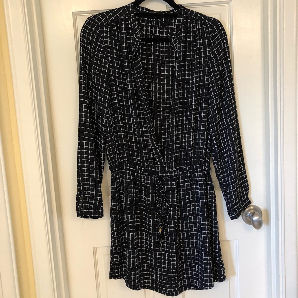 plaid shirt dress